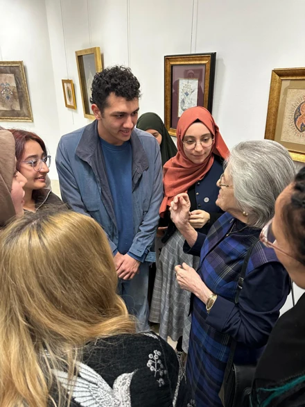 DR. F. İNCİ AYAN BİROL ÖĞRENCİLERİMİZLE BULUŞTU.